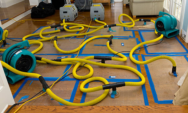 Professional Water Extraction technician working in Lowell, OH